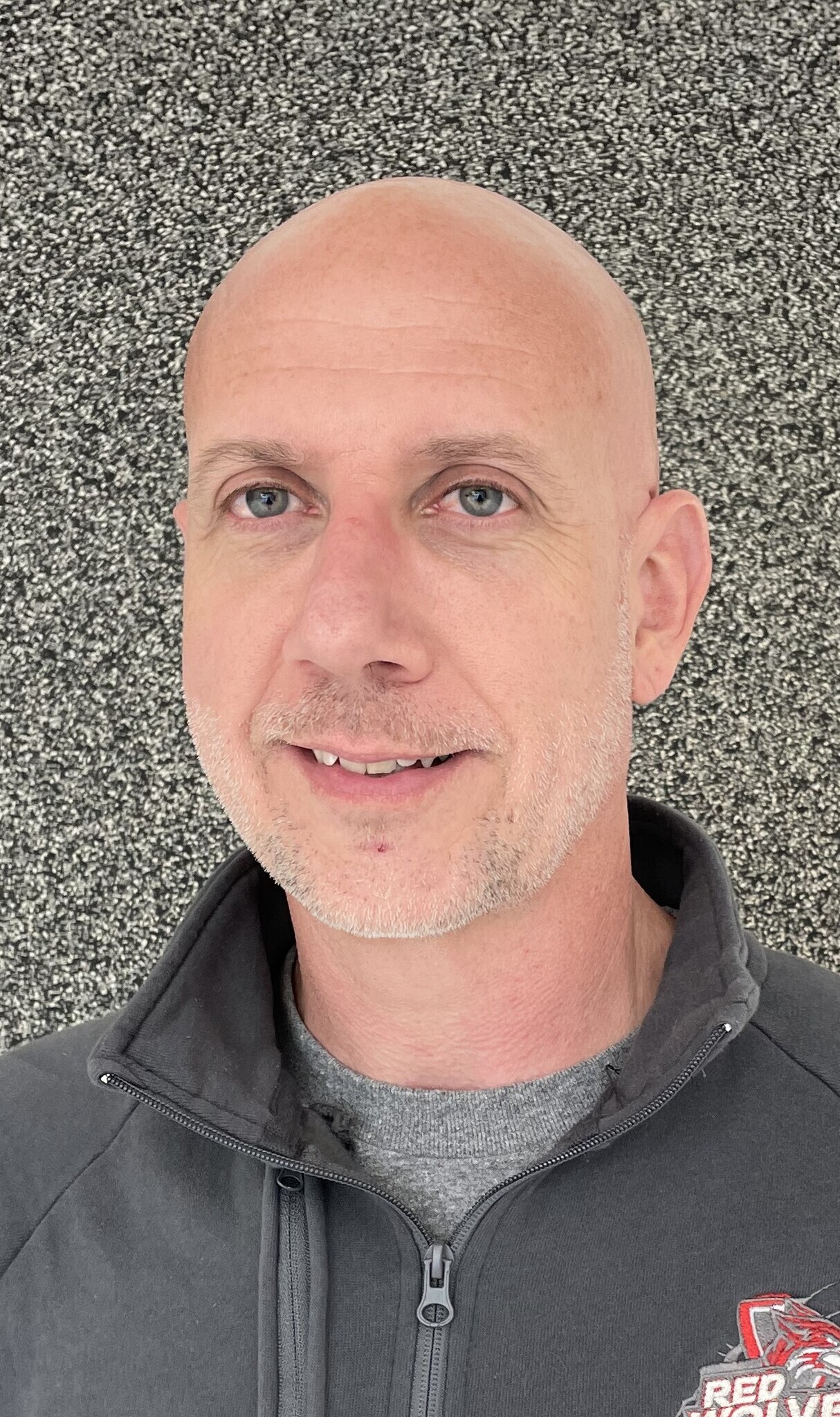 Mr. Bergthold is a dapper gentleman who vaguely resembles Caillou
